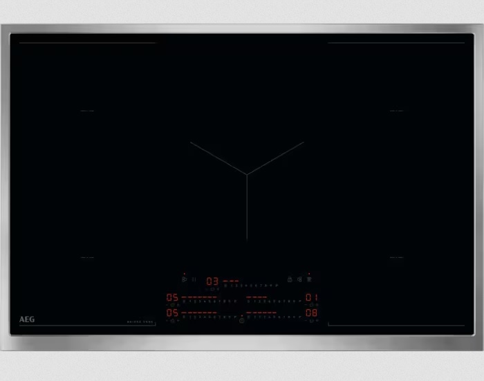 AEG Autarkes Kochfeld / Induktion 6000 Flex / / Hob²Hood / 80 cm / Edelstahlrahmen OIK85M00XB Image