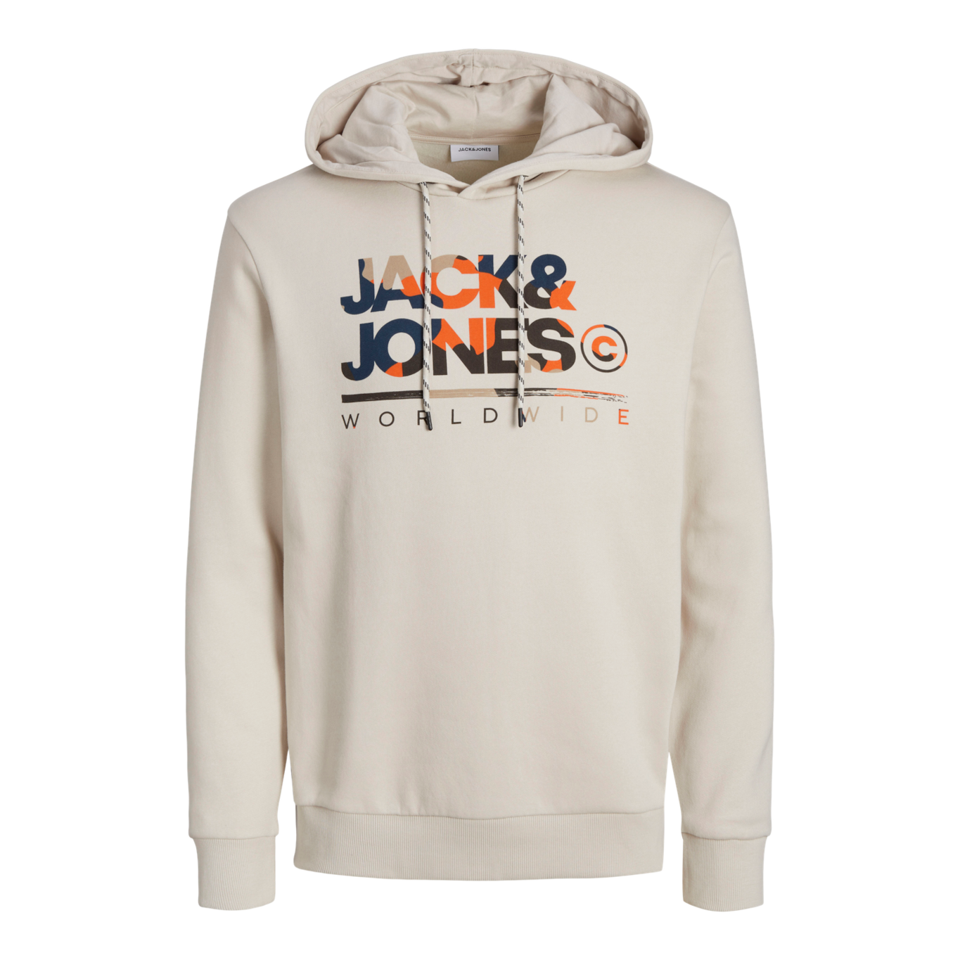 Jack & Jones Luke Sweat Hood Beige