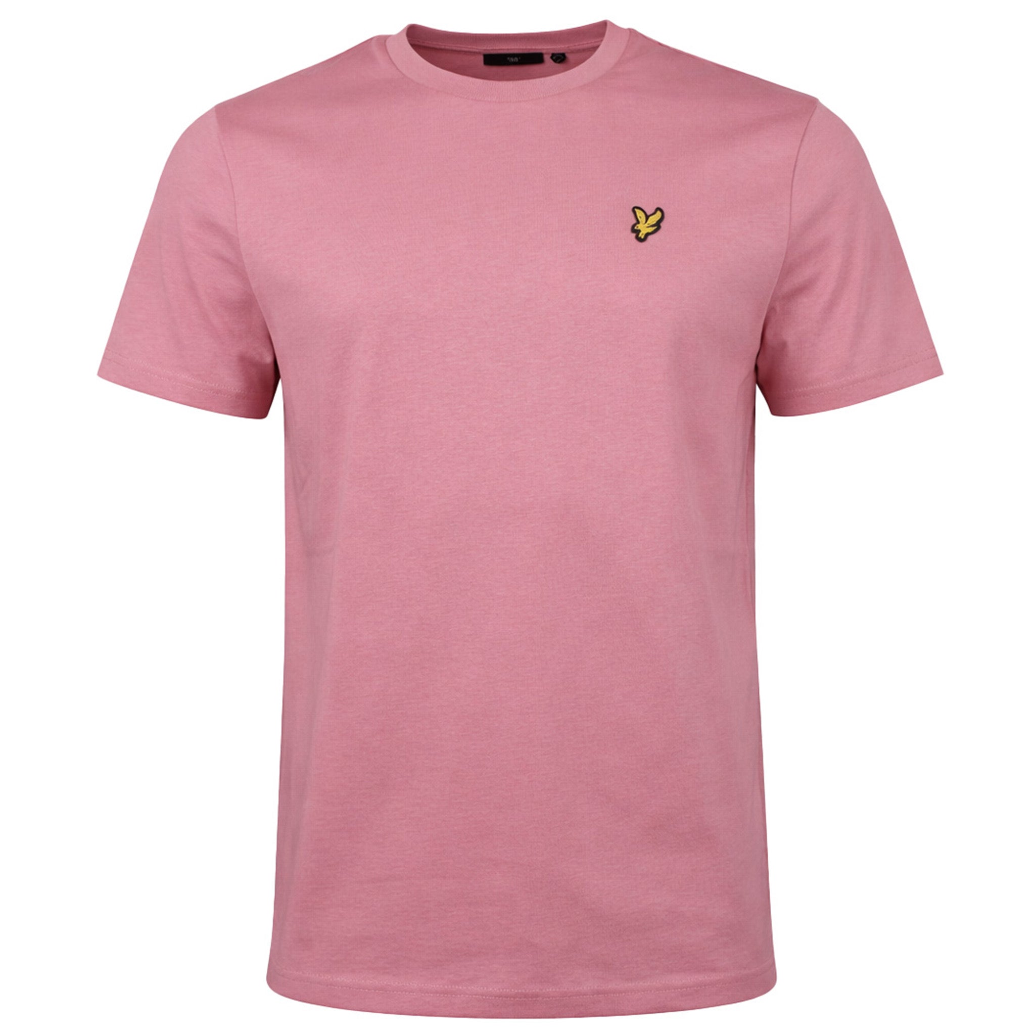 Lyle & Scott Einfarbiges Herren-Pink T-Shirt Image