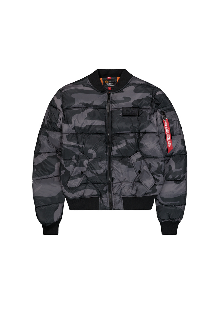 MA-1 Puffer Bomber Camo Bomber Jacket Image