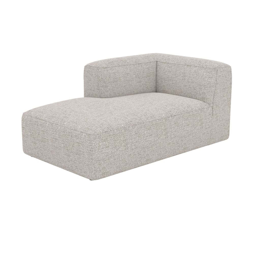 Divano angolare sinistro per divano modulare in tessuto beige