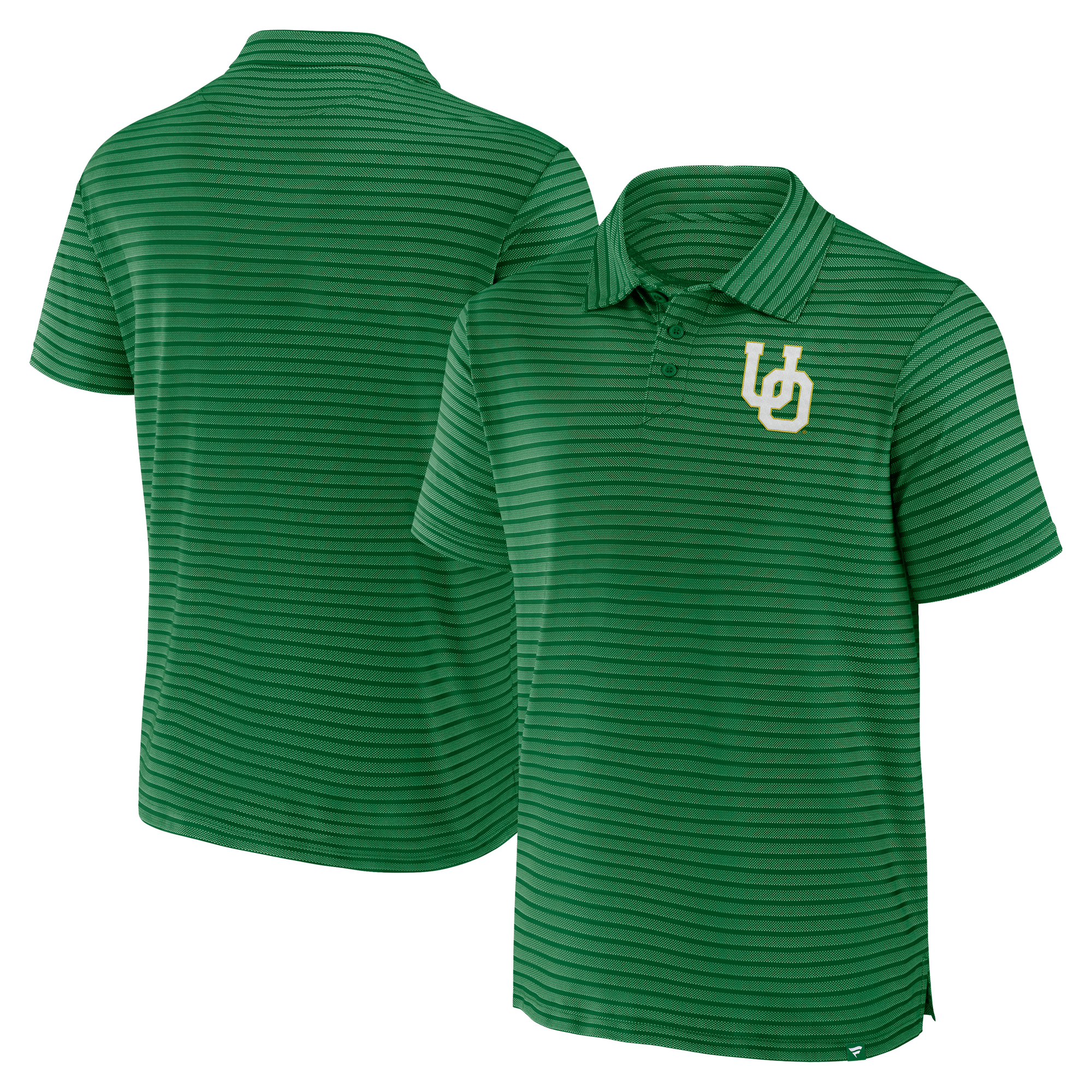 Fanatics Green Oregon Ducks Victory Calls Stripe Polo für Herren Image