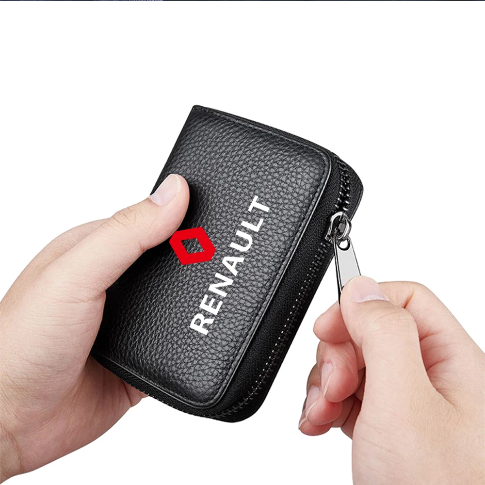 Sacs de rangement en cuir pour cartes de crédit et cartes d