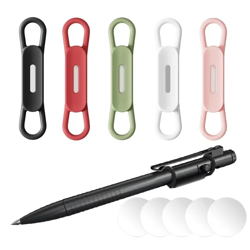 2-6 stücke Magnetische Stift Bleistift Halter Silikon Einstellbare Touch Stift Clips Für Schreibtisch Kühlschrank Whiteboards Büro Schreibtisch Zubehör
