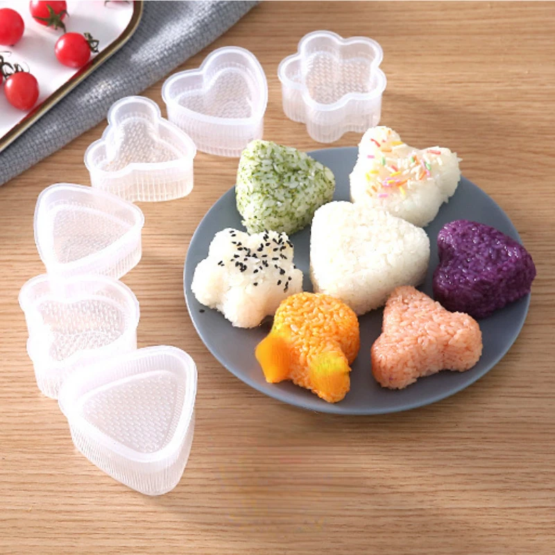 Küche Sushi Hersteller Onigiris Form Dreieck Sushi Form Nori Onigiri Reis Shaper Kinder Reis Formen japanische Bento-Maschine Image