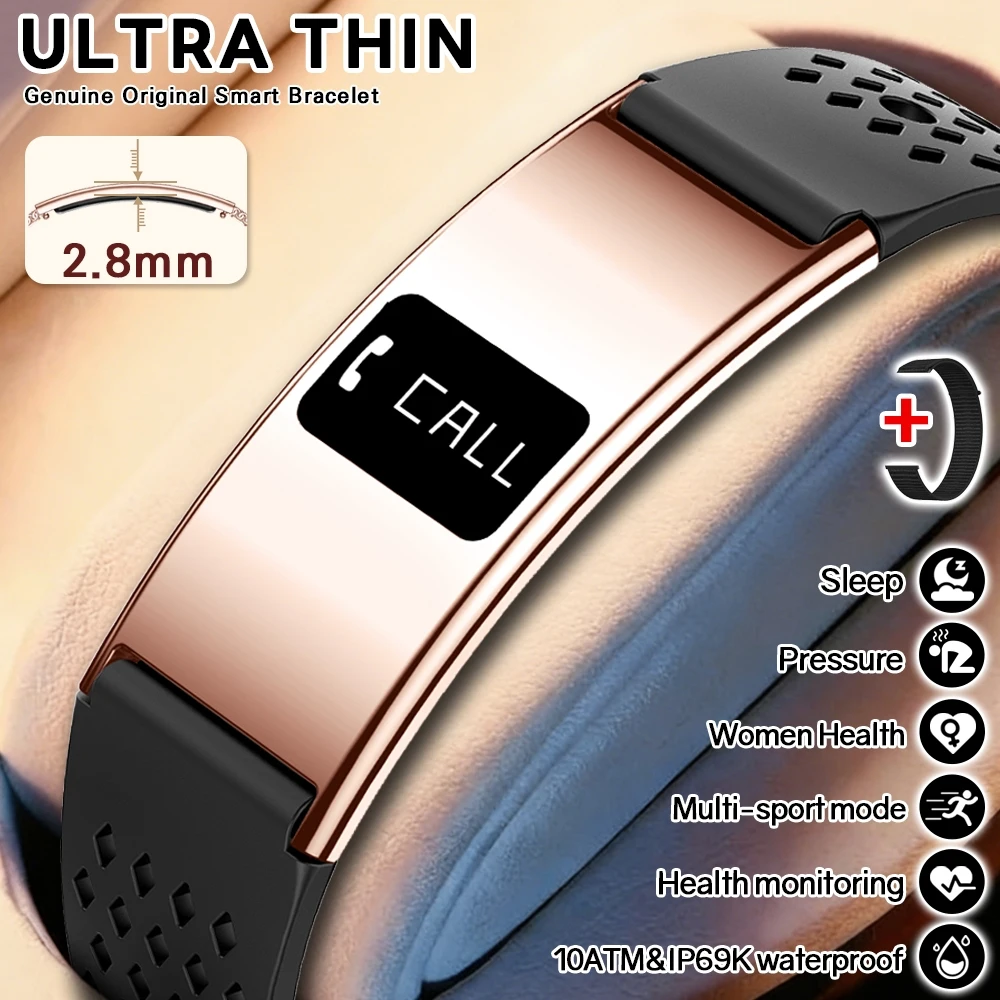 New10ATM Wasserdichte Schwimmen Smart Armband Männer Herzfrequenz Schlaf Überwachung Fitness Tracker Sport Armband Mode Frauen Armband Image