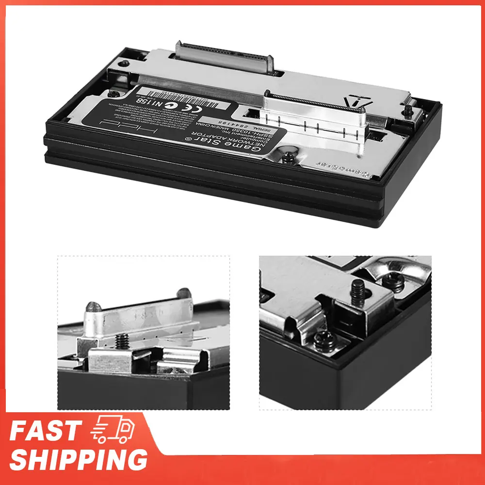 BitFunx GameStar SATA-Adapter, kompatibel mit 2,5 oder 3,5 Zoll HDD-Festplatte für Playstation 2 PS2-Spielekonsole Image