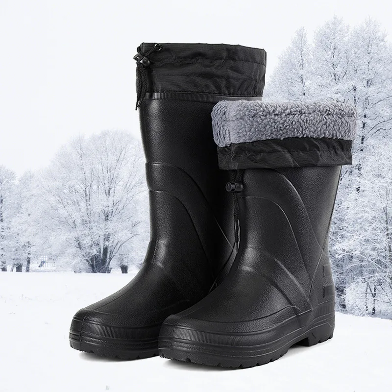 Männer Regen Stiefel Hohe Qualität EVA Wasserdichte Schuhe Männer Plattform Schnee Stiefel Im Freien Nicht-slip Angeln Schuhe Männer Regen schuhe 2026