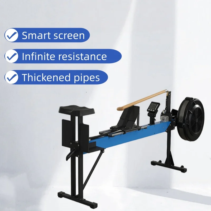 Windwiderstand Rudergerät Drachenboot Dynamometer Ruderboot Simulation Große Fitnessgeräte Bodybuilding Image