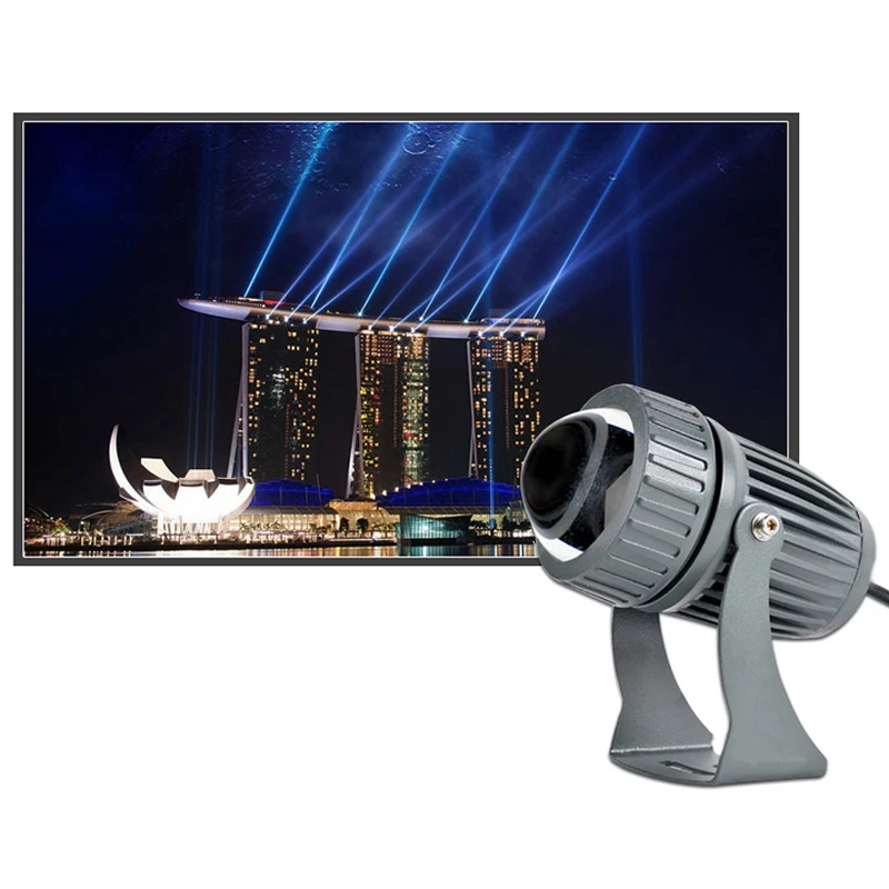 LED-Rasenleuchte, 3 W/10 W, Wandfluter, wasserdichte Flutlichter, schmaler Strahl, Spot-Lampe, Außenlandschaftsbeleuchtung, 100–240 V Image