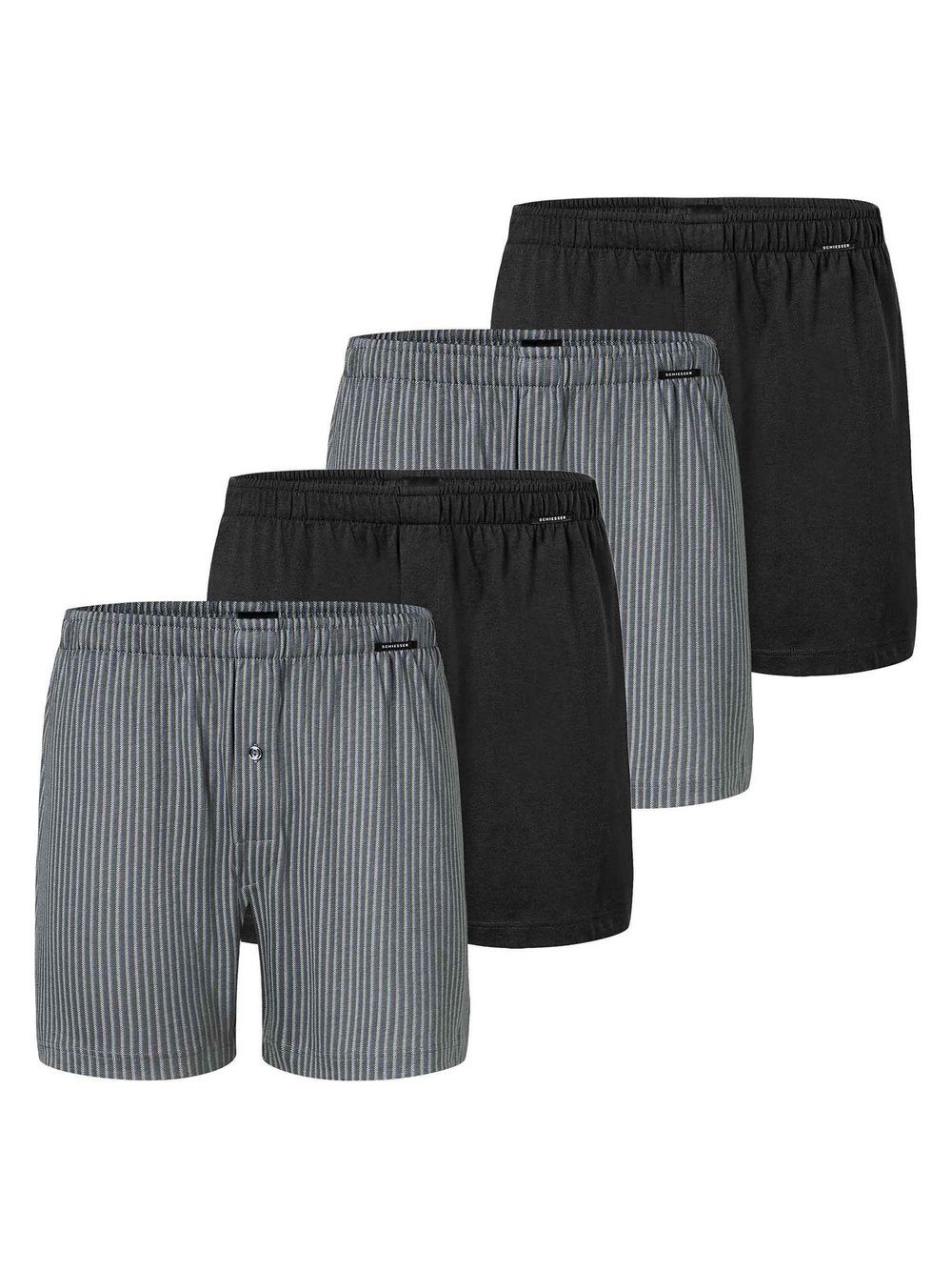 Schiesser Boxershort 4er Pack Herren mehrfarbig, M Image