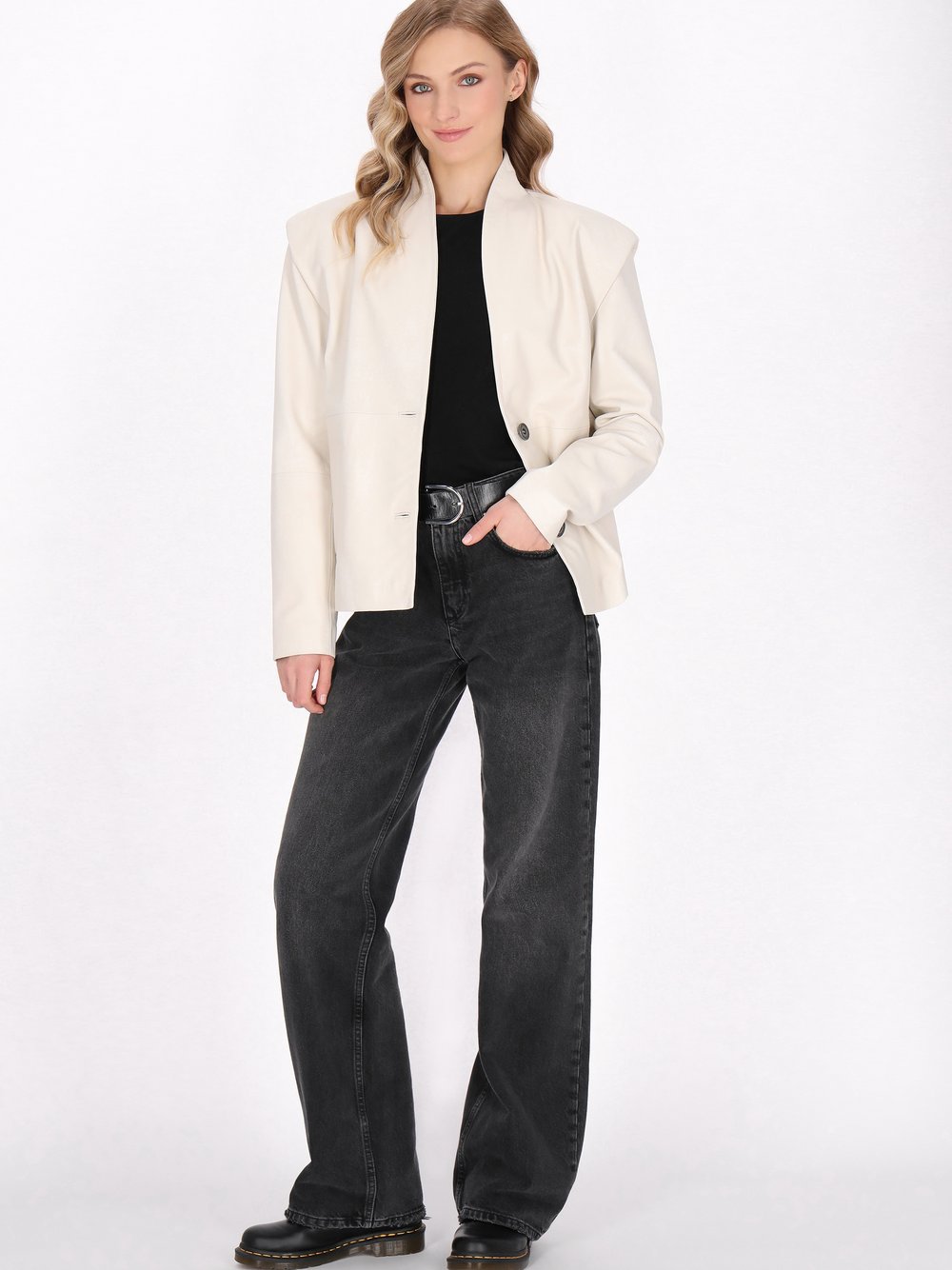 Dreimaster Jacke Damen weiß, S Image