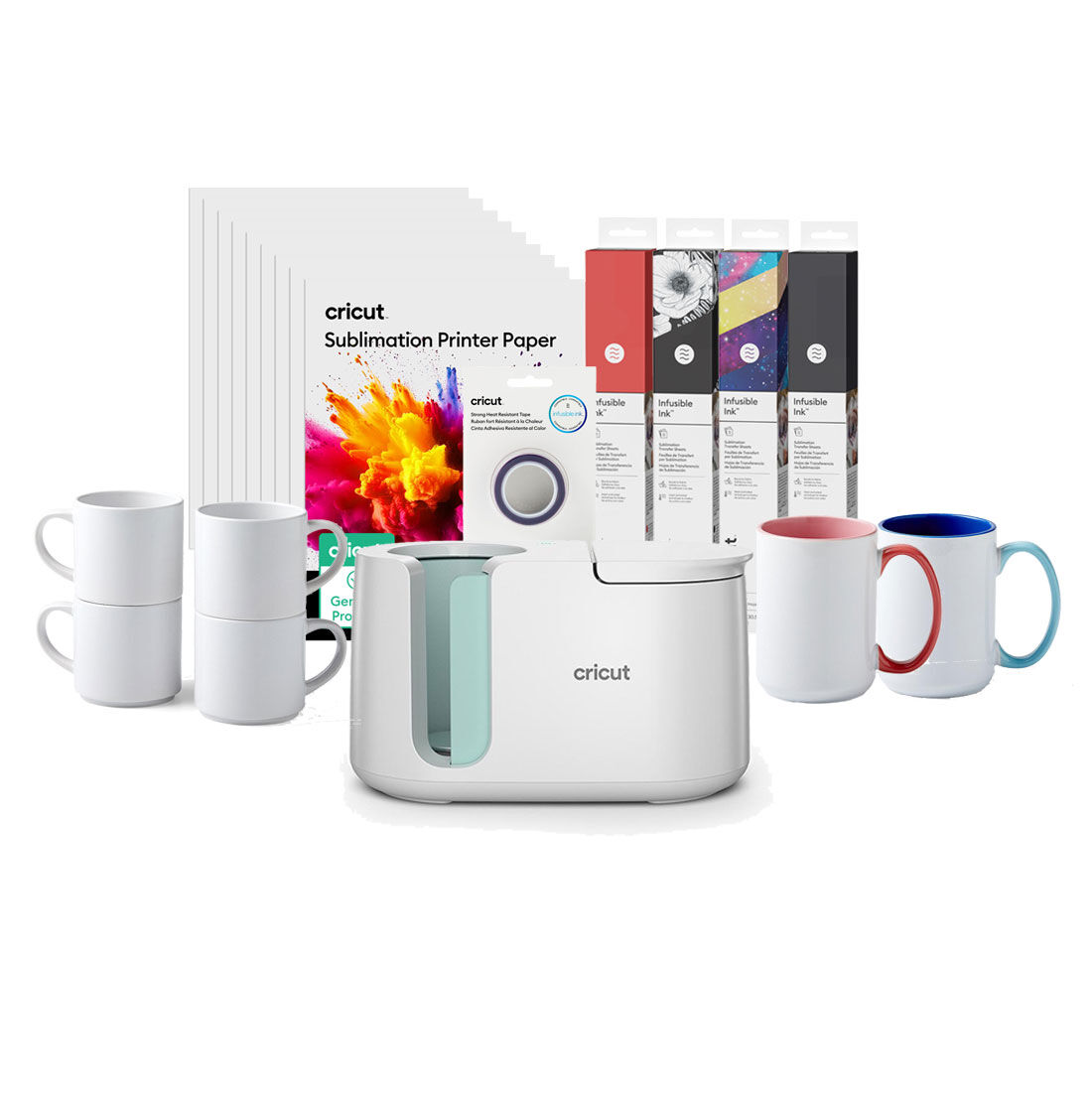 Cricut Mug Press + Everything Materials Bundle