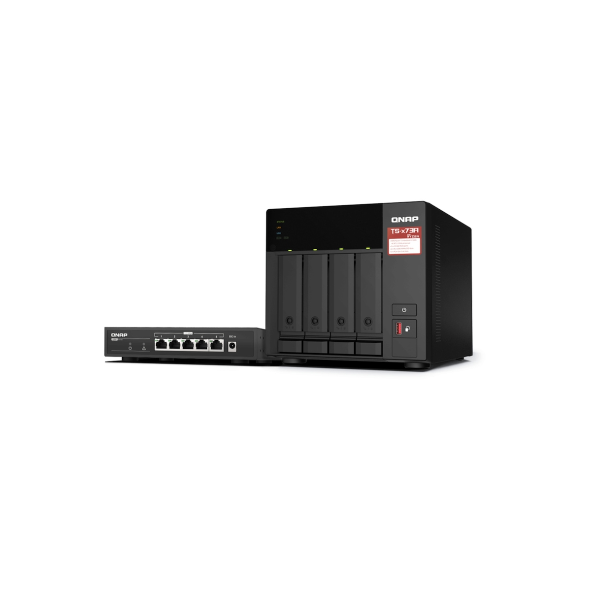 NAS Server QNAP TS-473A-SW5T 4-Bays Image