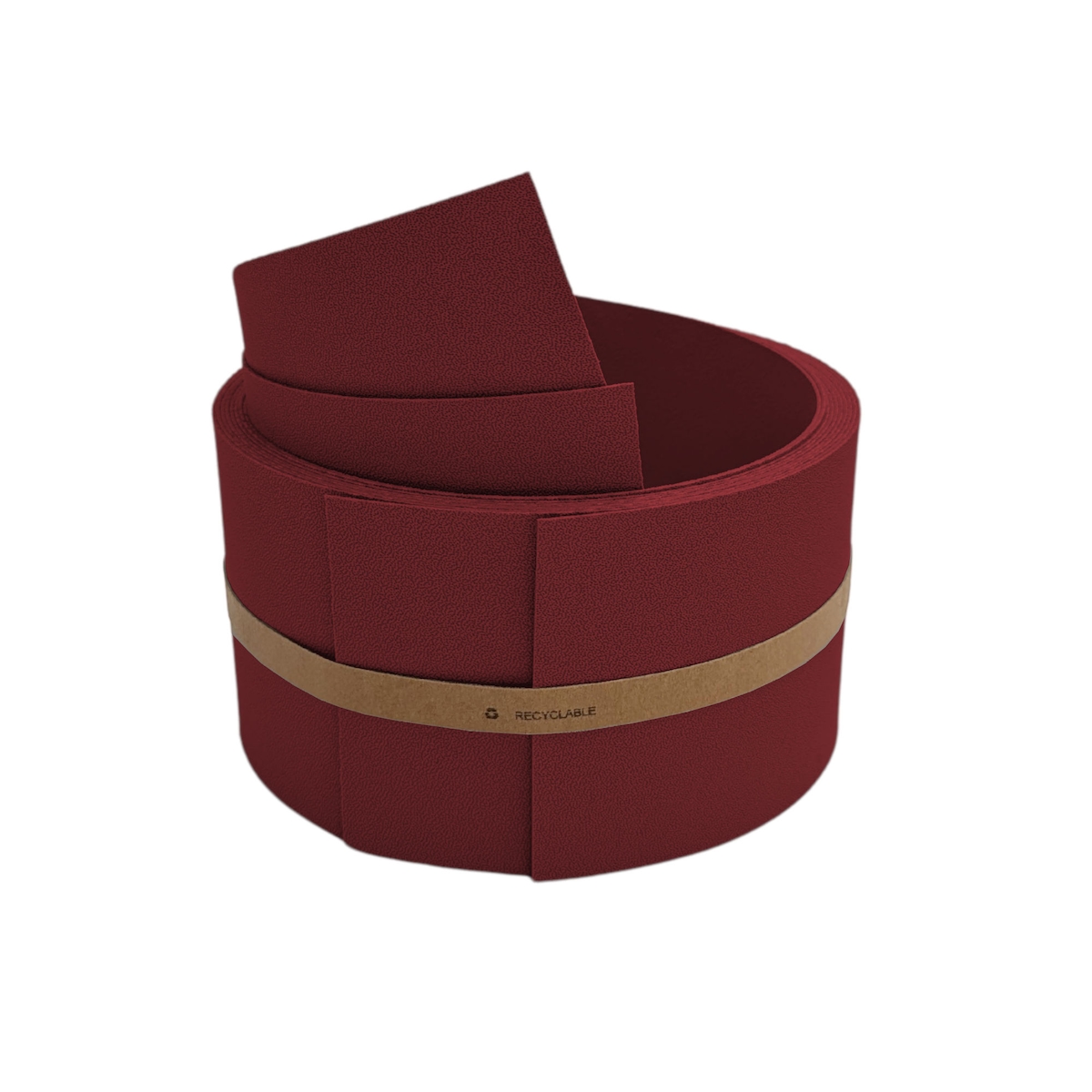 zaun|zu® Sichtschutz Premium Halbe Set Einzelstreifen Bordeauxrot 2,55m Image