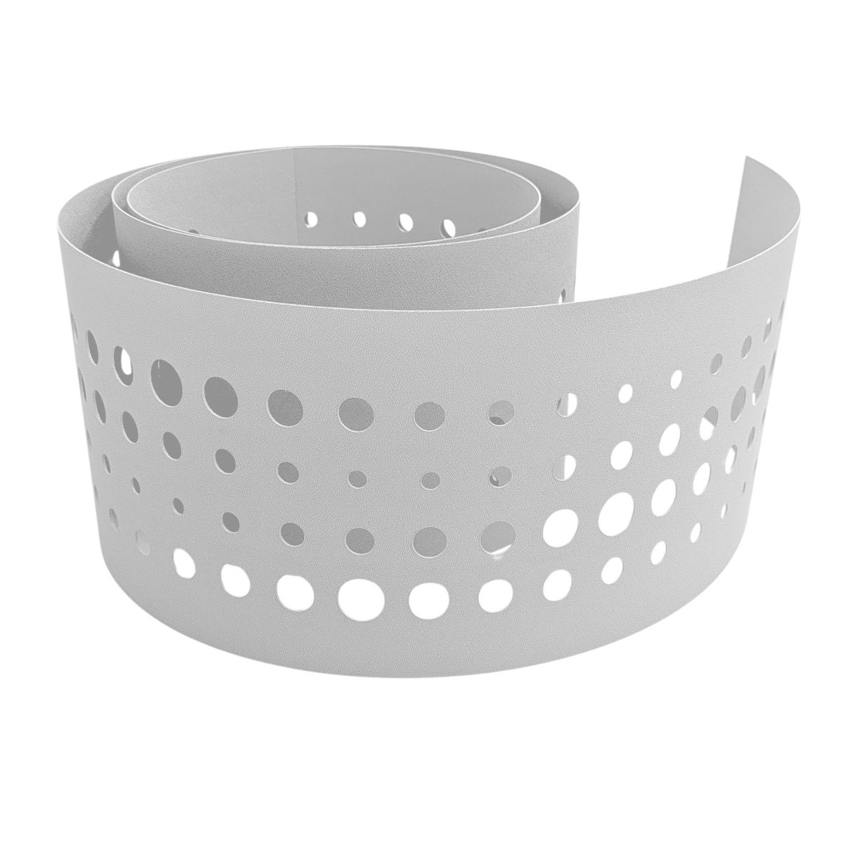 zaun|zu® Sichtschutz zaun|zu PREMIUM dekor Pulse Sichtschutz Weiß 2,55m Image