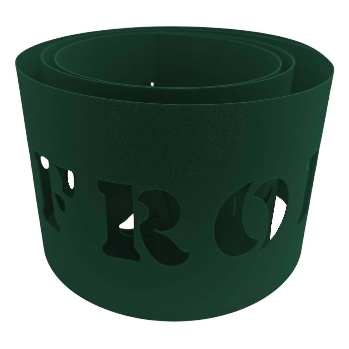 zaun|zu® Sichtschutzstreifen PREMIUM Frohe Weihnachten Grün 2,55m Image