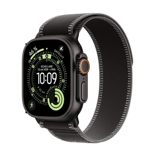Apple Smartwatch Apple Watch Ultra 3 Trail Armband M/L Cellular + GPS 49 mm schwarz, k 40 Image