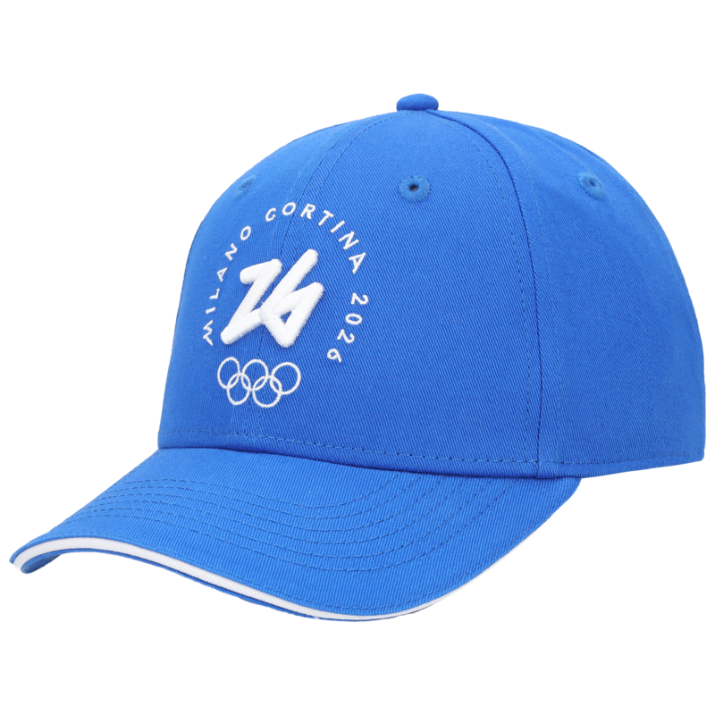 Milano Cortina 2026 Olympics Großes Logo Baseball Kappe - Blau Image