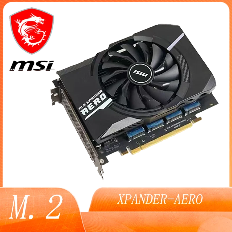 MSI M.2 Xpander AERO GEN4 Adapterkarte PCIe Erweiterung Desktop SSD Gehäuse Image