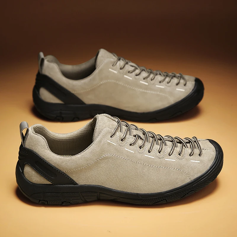 Hochwertige Trekking-Sneaker für Herren, Wanderschuhe, niedrig geschnittene Herren-Wanderschuhe, rutschfeste Outdoor-Sportschuhe für Herren, große Größe 47