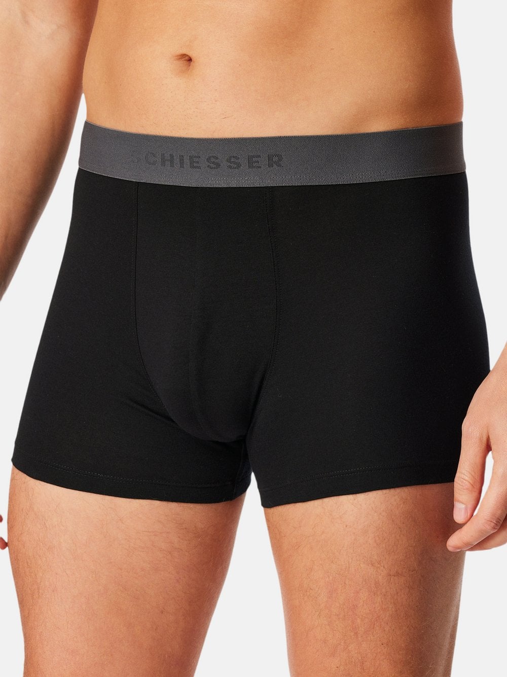 Schiesser Retro Short Herren schwarz, XL Image
