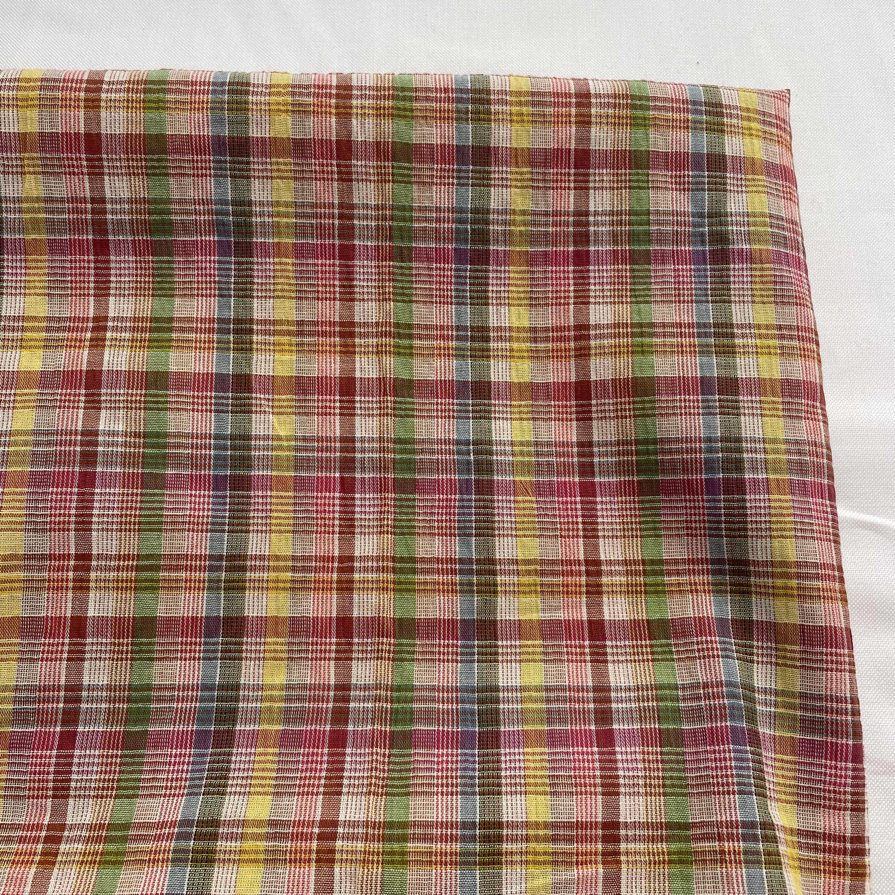Tessuto di cotone a quadri arcobaleno, tessuto a quadri, tessuto di cotone, tessuto sottile, tessuto per abiti, tessuto morbido, tessuto per tende, te