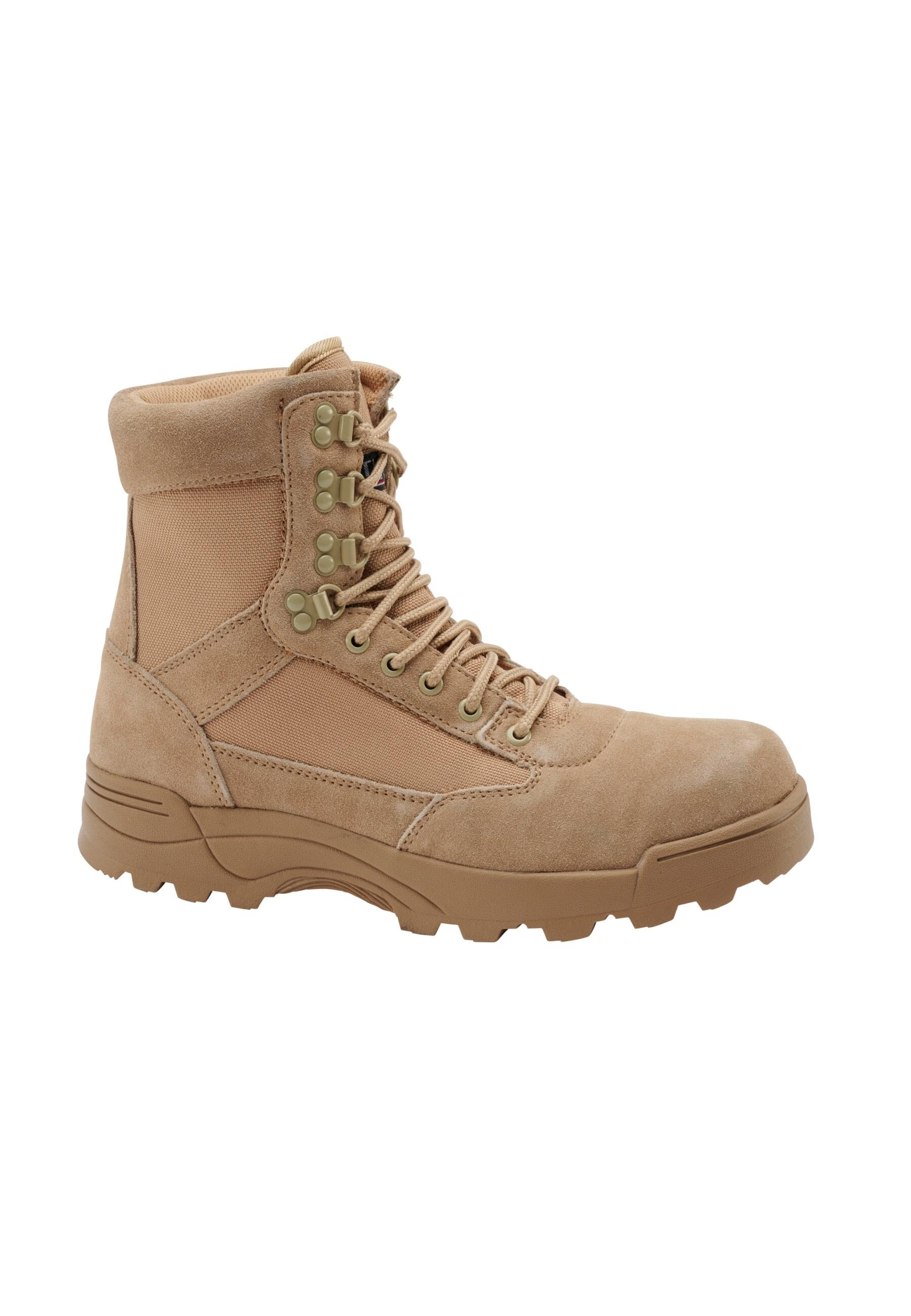Stiefel BRANDIT "Brandit Herren Tactical Boot", Damen, Gr. 46, camel, Polyurethan, unifarben, Schuhe Stiefel