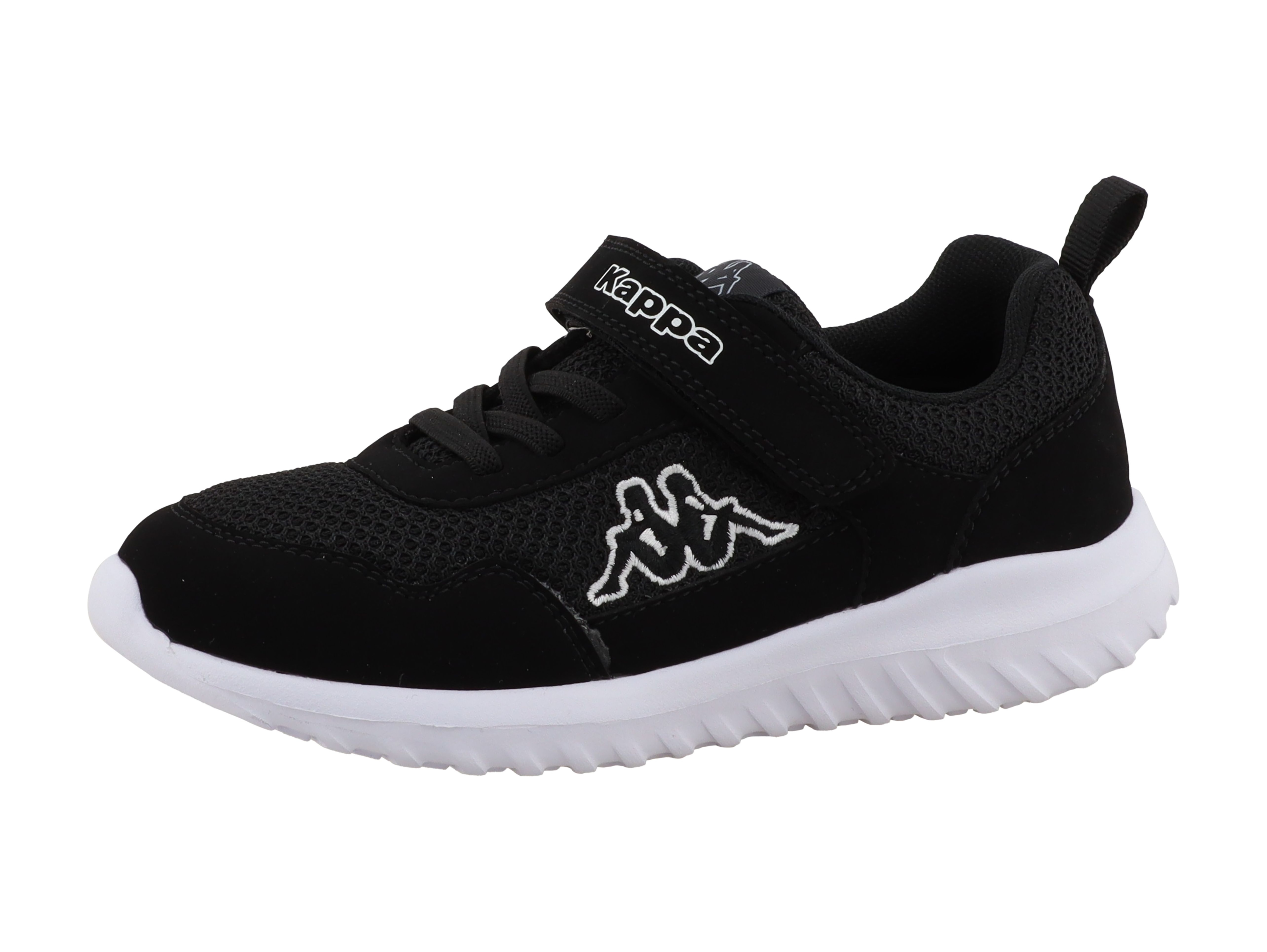 Sneaker KAPPA "PINELLA", Damen, Gr. 33, schwarz, weiß, Synthetik, Schuhe Sneaker