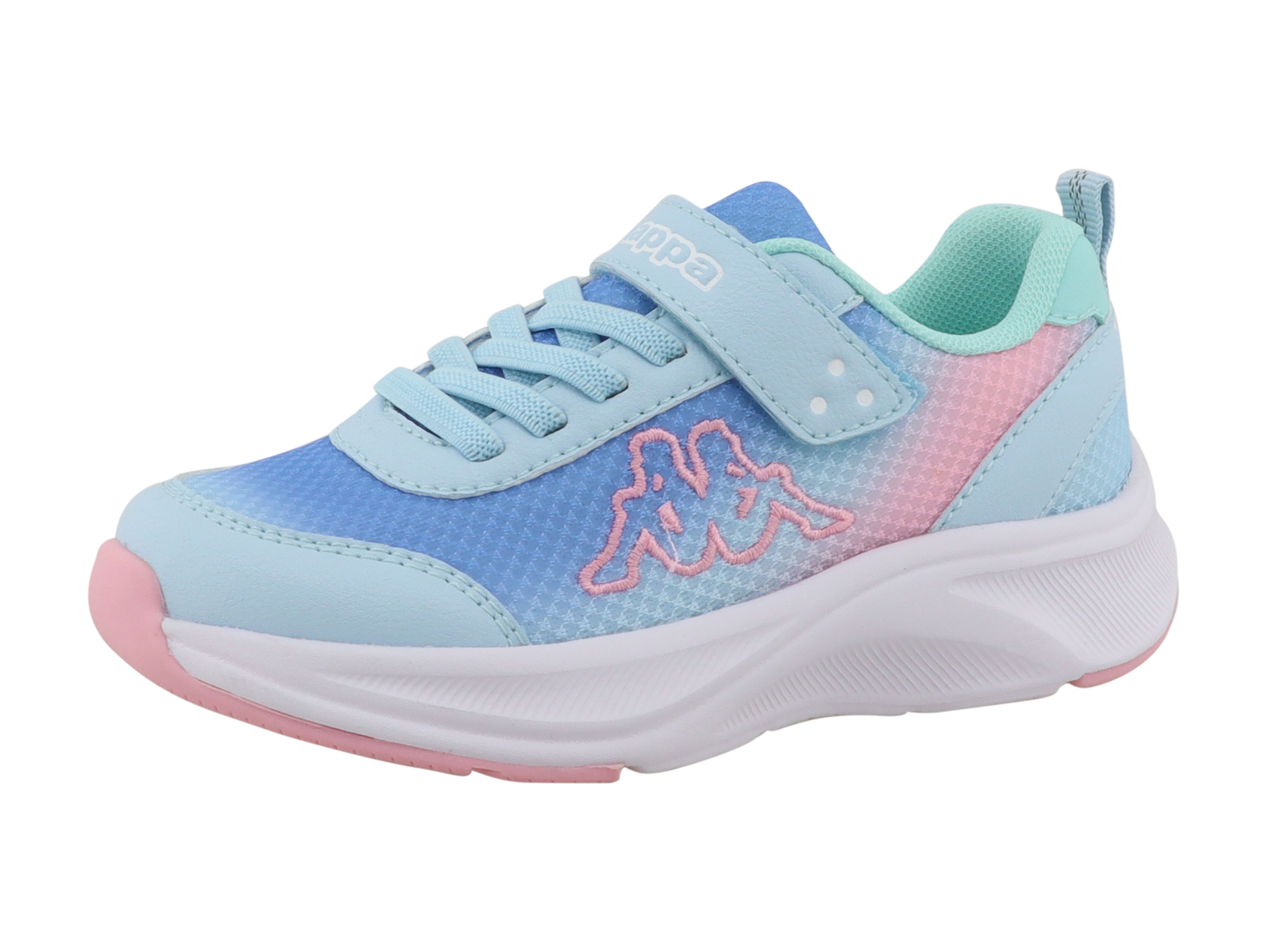 Sneaker KAPPA "UHURA", Damen, Gr. 27, blau, rose, Synthetik, Schuhe Sneaker