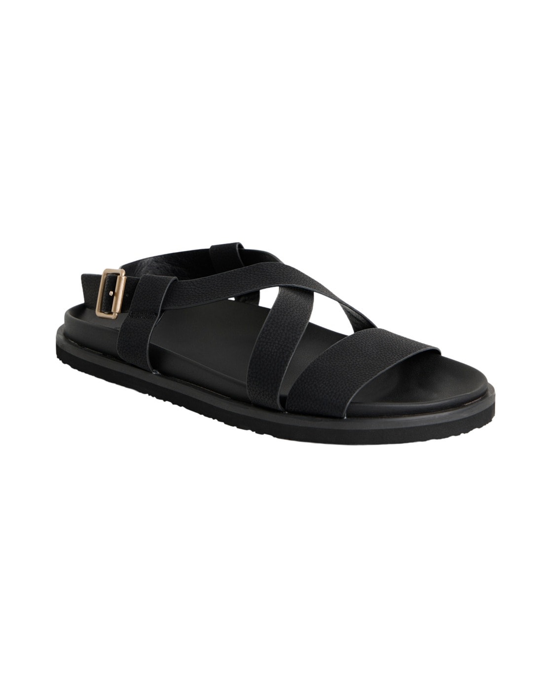 Sandale ROXY "Zaho Crossed", Damen, Gr. 6(36), schwarz, Obermaterial:Obermaterial: 95% synthetisches PU/5% Metall, Futter: 100% synthetisches PU, Laufsohle: 100% EVA;, Schuhe Sandale