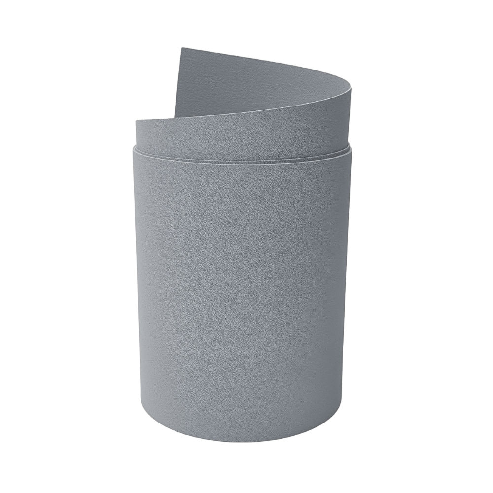 zaun|zu® Sichtschutz Premium Maxi für Doppelstabmatten 24cm hoch Fenstergrau 2,05m Image