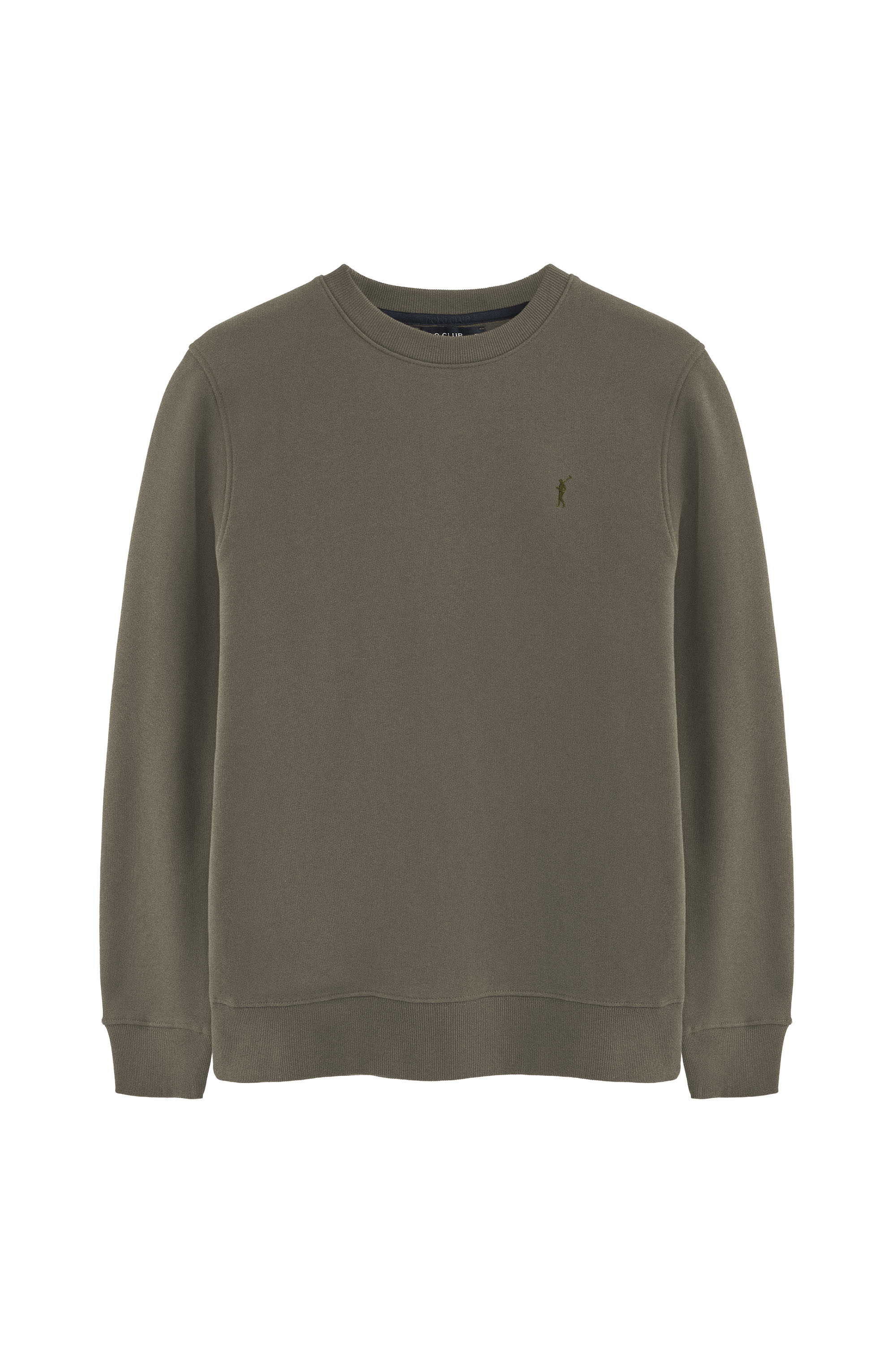 Sweatshirt armeegrün im Relaxed Fit mit Rigby Go-Logo Image