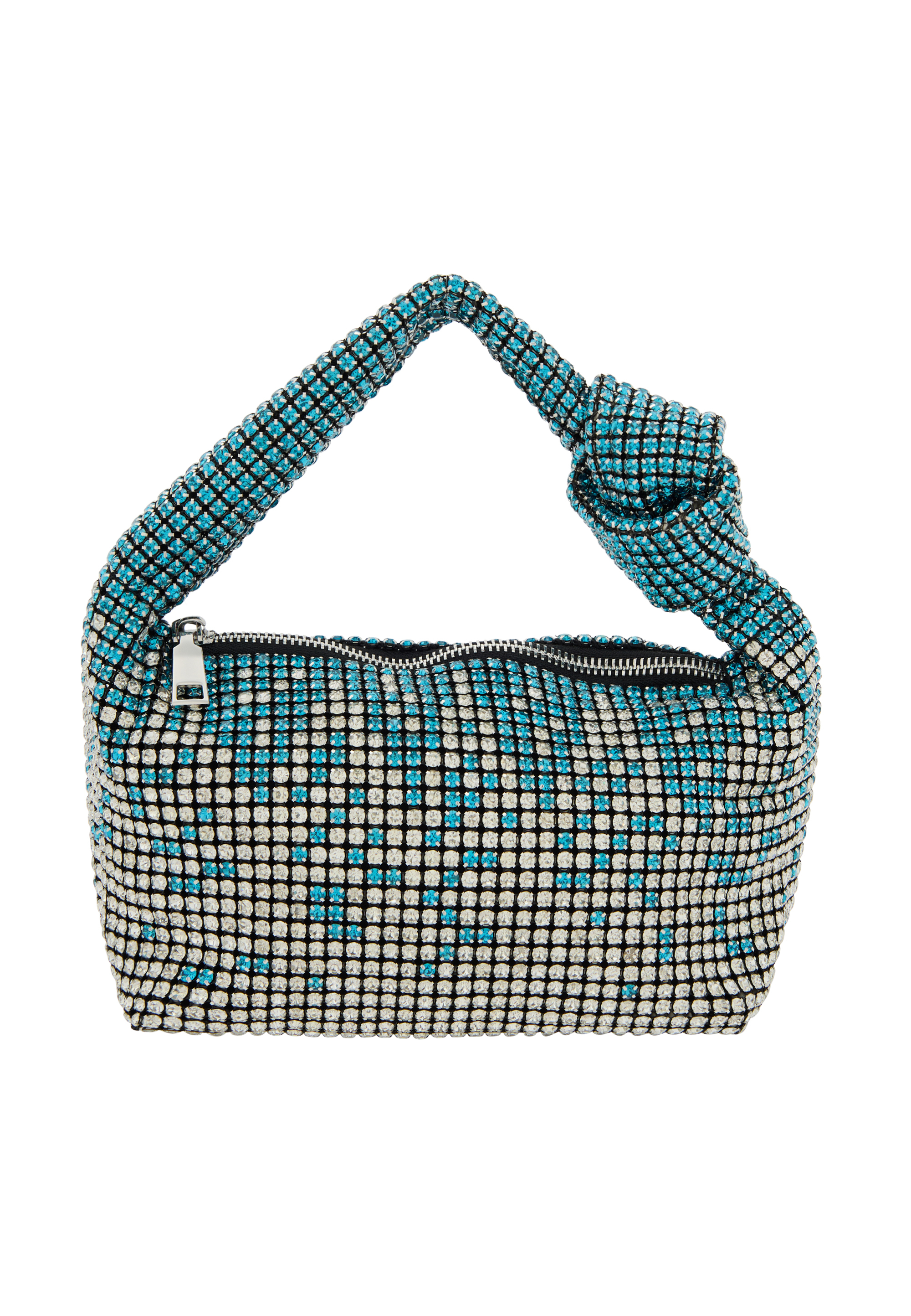 Mymo Handtasche Handtasche Frauen Türkis Silber