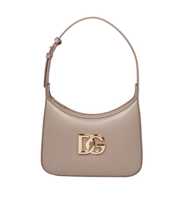 Leather Shoulder Bag - White - Dolce & Gabbana Totes