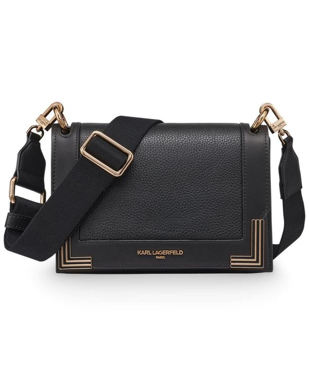 Camille Shoulder Handbag - Black - Karl Lagerfeld Shoulder Bags
