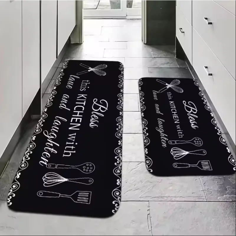 Kitchen Fruits Mat Kitchen Bathroom Bathroom Anti-skid Moisture Absorption Machine Washable Carpet Living Room Home Decoration