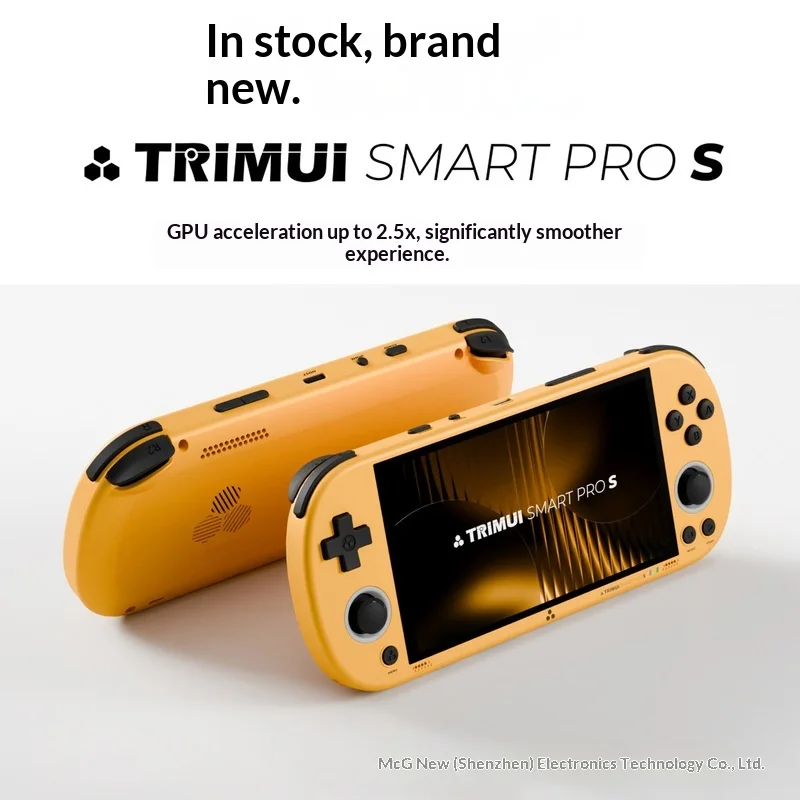 2025 nouvelle Console de jeu Trimui Smart Pro S Console portable Open Source rétro nostalgique système Linux Console de jeu