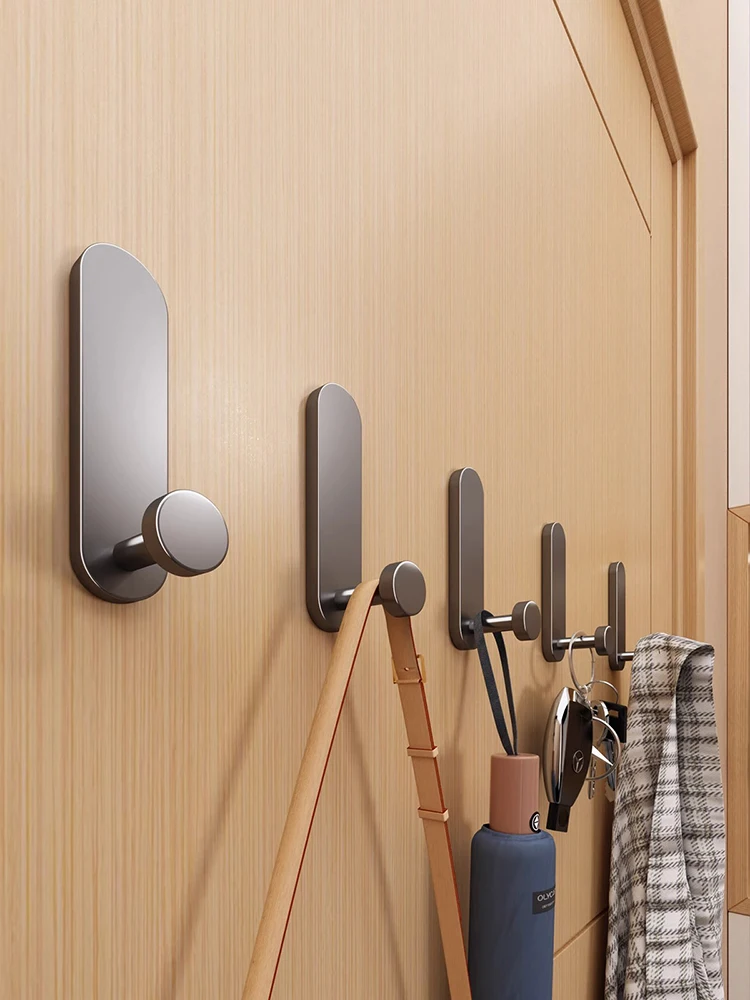 4 Stück Mehrzweck-Haken für Badezimmer, Kleiderhaken, Mantel, Hut, Wandhaken für den Eingangsbereich, Küche, Wandmontage, Handtuch, Kleiderhaken, Badezimmer