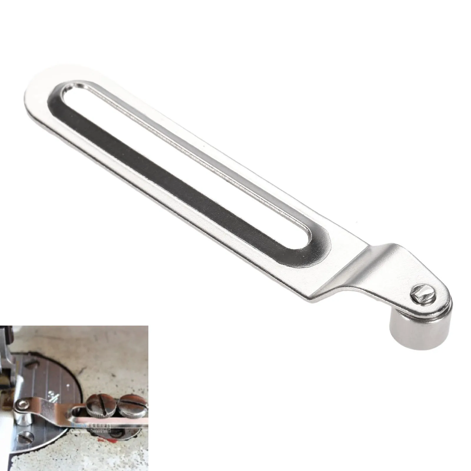 Localisateur de couture industriel, support métallique, Guide de Machine à coudre pour Machine à coudre à point noué, Machine synchrone, 1 pièce