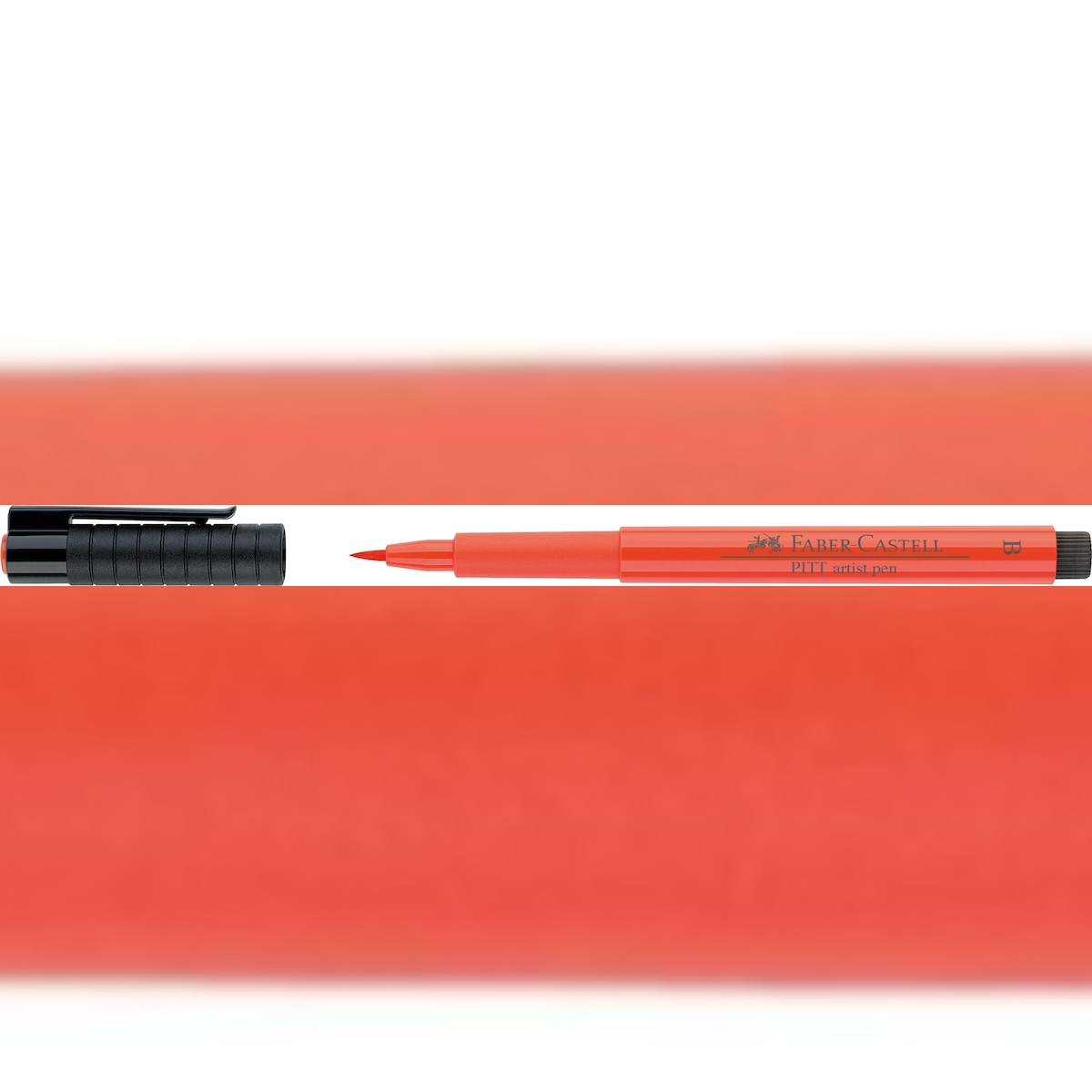Faber Castell Tuschestift Pitt Artist Pen B scharlachrot Image