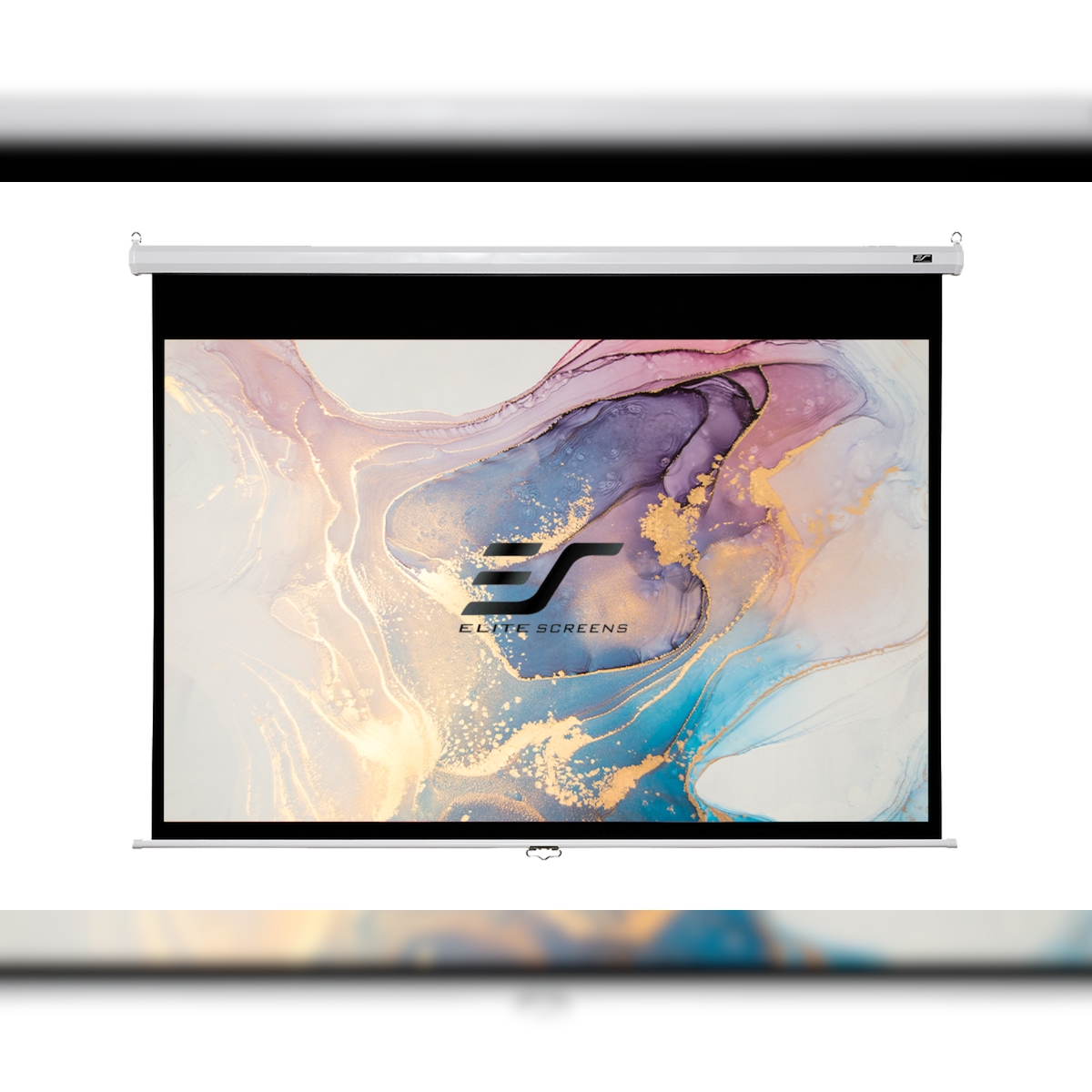 ELITE SCREENS Beamer Leinwand ,/MANUELLE ROLLOLEINWAND/84/geeignet für: Normale Projektoren Image