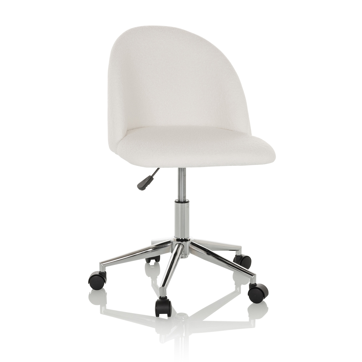 Bürostuhl / Drehstuhl SOLAO TED Bouclé weiß hjh OFFICE Image