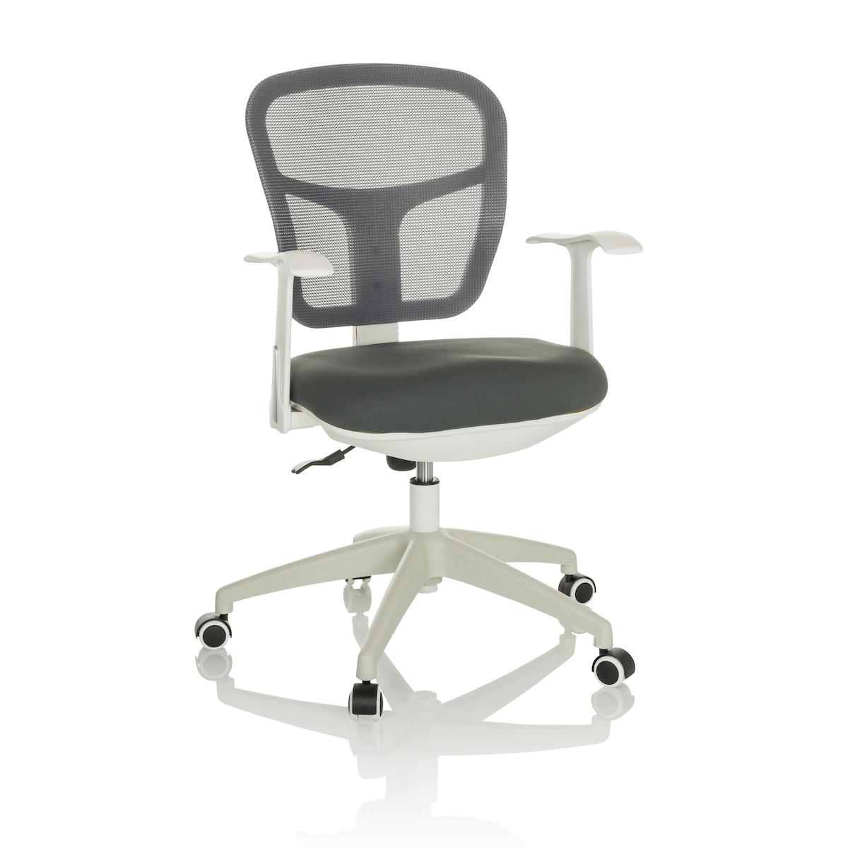 Bürostuhl / Drehstuhl TOP 108 W Netzstoff / Stoff grau hjh OFFICE Image