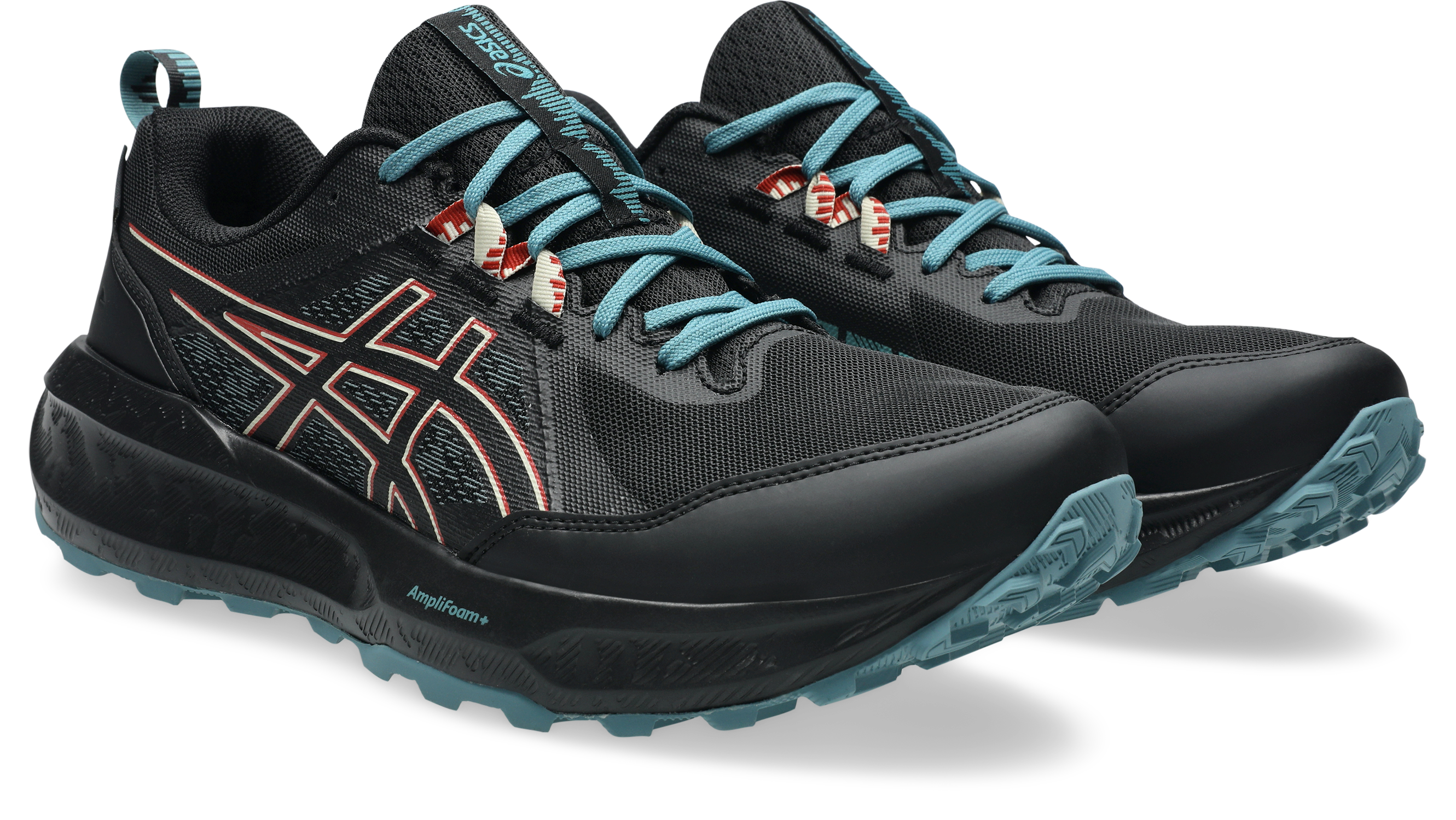 Trailrunningschuh ASICS "GEL-SONOMA 8 GTX", Herren, Gr. 42,5, schwarz, spice latte, Synthetik, Schuhe, wasserdicht