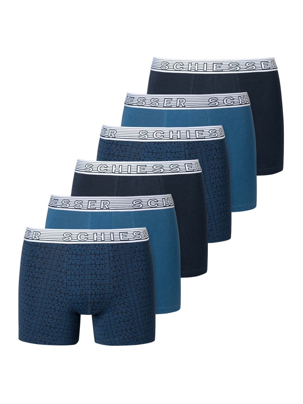 Schiesser Boxershort 6er Pack Jungen blau, 176 Image