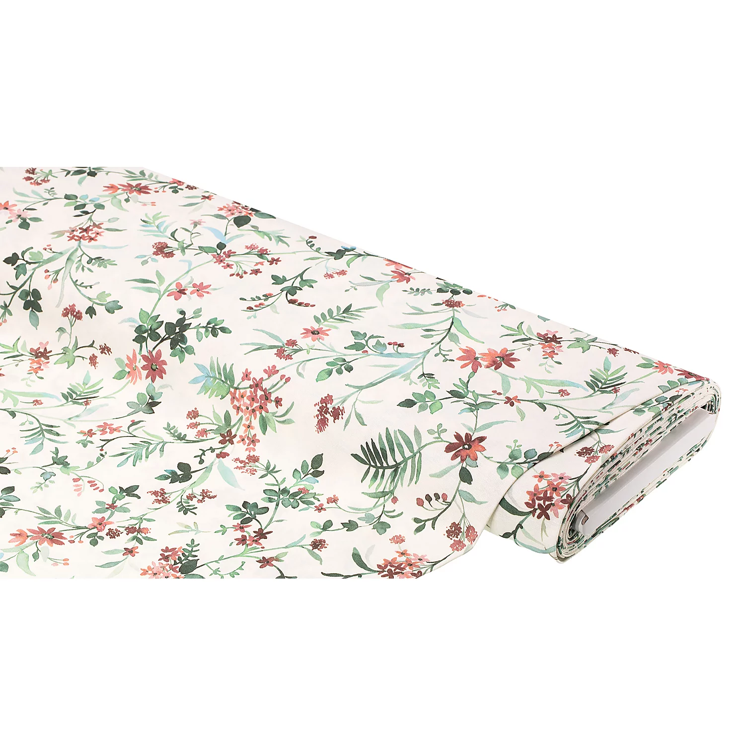 Dekostoff Blumen klein Lorena, natur-color Image