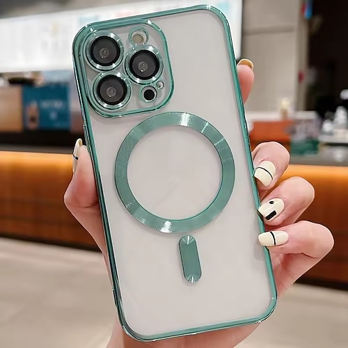 Handy Hülle Handyhüllen Für iPhone 17 Air 17 16 15 14 Pro Max Plus 13 Pro Max Rückseite Magnetisch Stoßfest Retro TPU Image