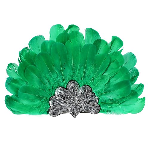 Karneval 2026 Rio de Janeiro, Samba-Accessoires, mehrfarbiger Feder-Karnevalskopfschmuck, Kostüm für brasilianische Festivalauftritte Image