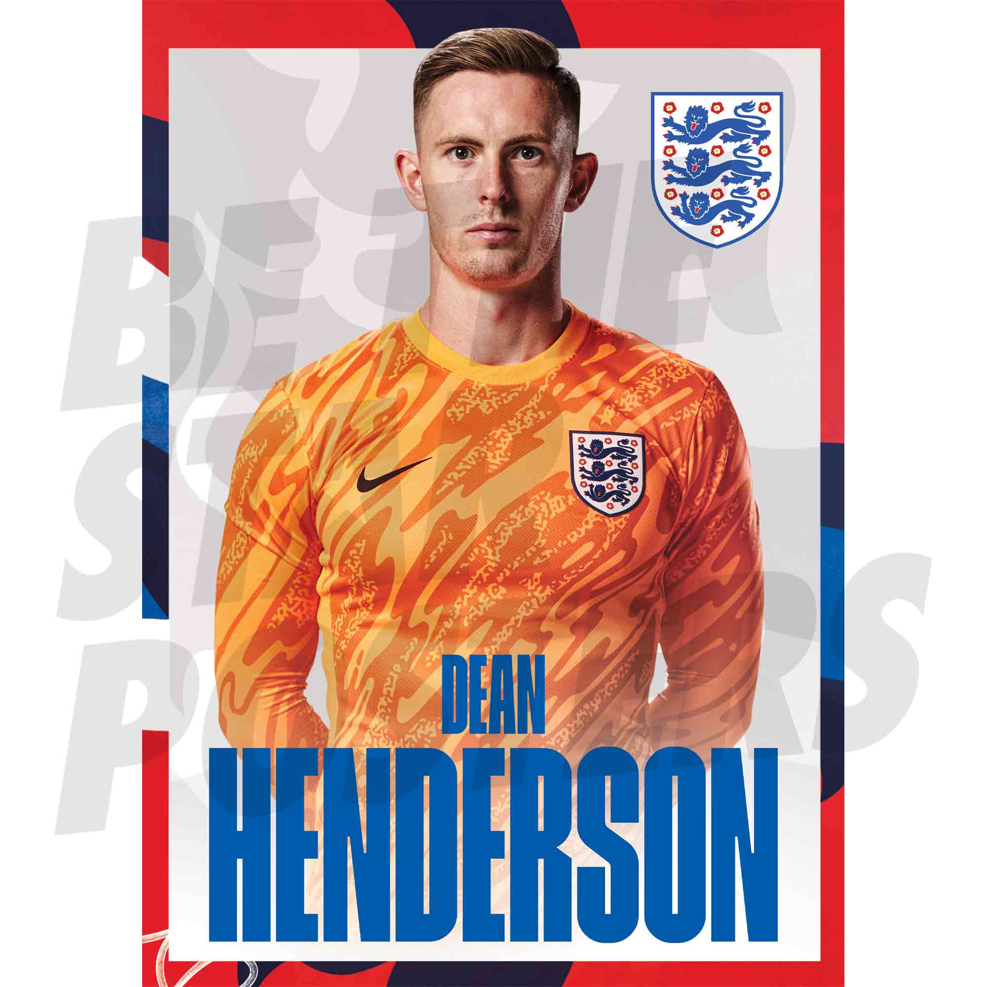 England Dean Henderson Porträtfoto (A3) Image